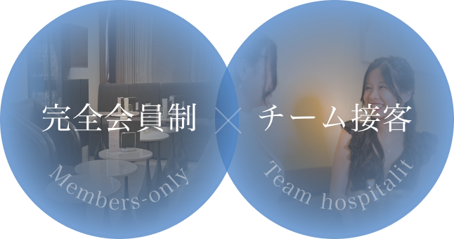 完全会員制×チーム接客